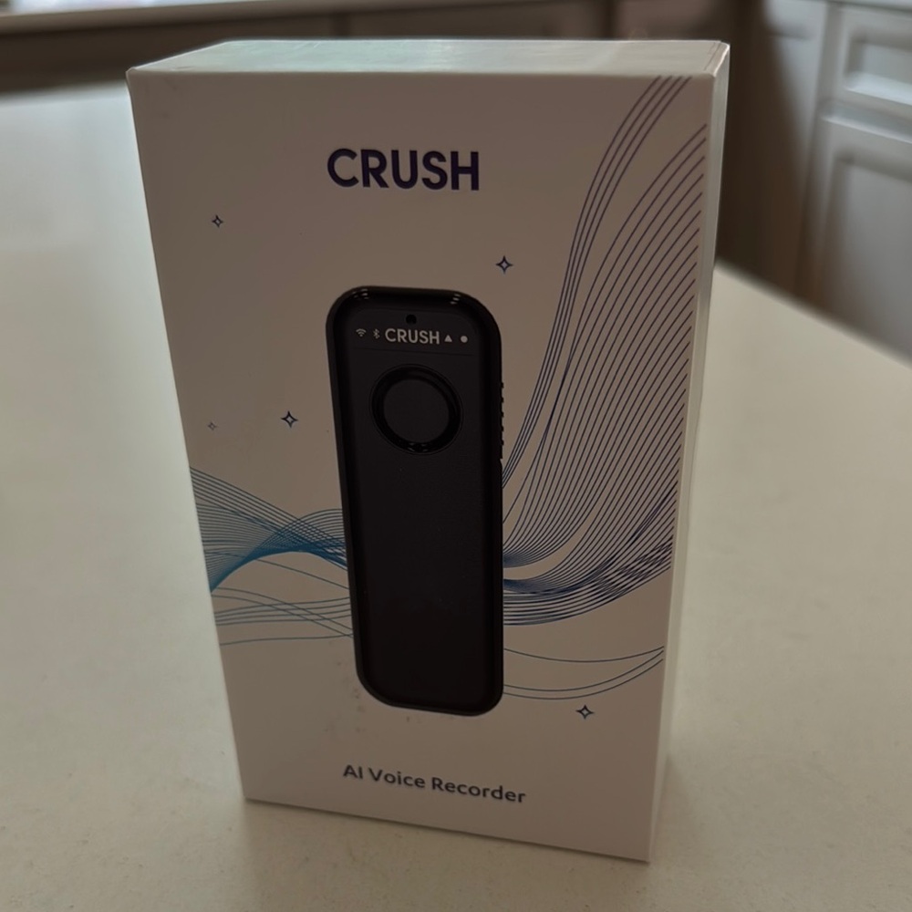 Black AI Voice Recorder - brand new